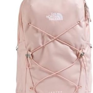 THE NORTH FACE Women's Jester Everyday Laptop Backpack | Commuter Travel Bag with Laptop Sleeve, Water-Repellent Finish, Spacious Compartment, Pink Moss, One Size